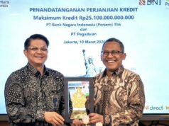 BNI añade una línea de crédito de 10 billones de IDR a Pegadaian
| BNI añade una línea de crédito de 10 billones de IDR a Pegadaian
|