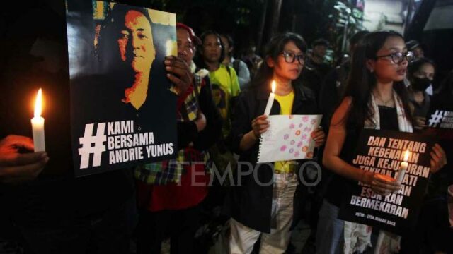 Respuesta del Ministerio de Defensa a la gestión del TNI Respuesta del Ministerio de Defensa a la gestión del TNI del asunto Andrie Yunus
|