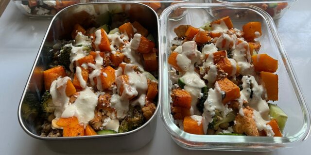 Mi almuerzo fácil favorito con proteínas y fibra, aprobado por un dietista: receta

 | Food,Health,freelancer-le,food,health,protein,fiber,gut-health,recipe