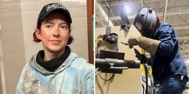 Pasé de la ingeniería de software a la soldadura después de que me despidieran; mas feliz

 | Careers,as-told-to,blue-collar,career-pivot,ai-job-losses,laid-off,job-loss,career-transition,contributor-2026,agnes-applegate,manseen-logan