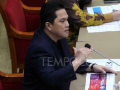 Erick Thohir informa sobre la actuación del Ministerio de Juventud y Deportes durante su encuentro con Teddy
| Erick Thohir informa sobre la actuación del Ministerio de Juventud y Deportes durante su encuentro con Teddy
|