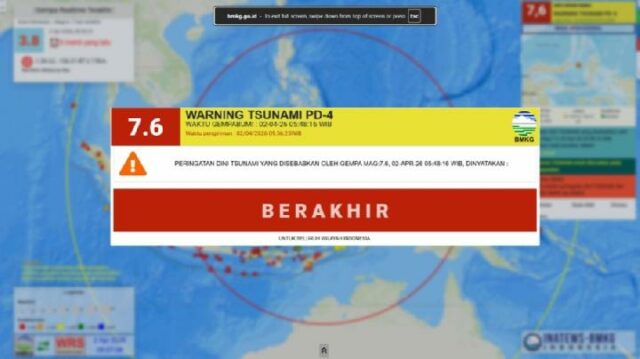BPBD North Maluku informa la última situación después del terremoto M7.6

 | 