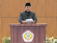 Prabowo recuerda su época en la academia militar: yo era un poco travieso en ese momento
| Prabowo recuerda su época en la academia militar: yo era un poco travieso en ese momento
|