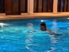 Teddy: Prabowo nadando por la mañana antes de ir al retiro del DPRD
| Teddy: Prabowo nadando por la mañana antes de ir al retiro del DPRD
|