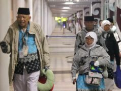 El primer grupo de Medan Hajj abandona Kualanamu
| El primer grupo de Medan Hajj abandona Kualanamu
|