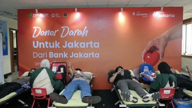Bank Jakarta colabora con PWI Jaya y PMI DKI Jakarta para organizar la donación de sangre, contribuyendo a la disponibilidad de sangre en DKI Yakarta.

 | 