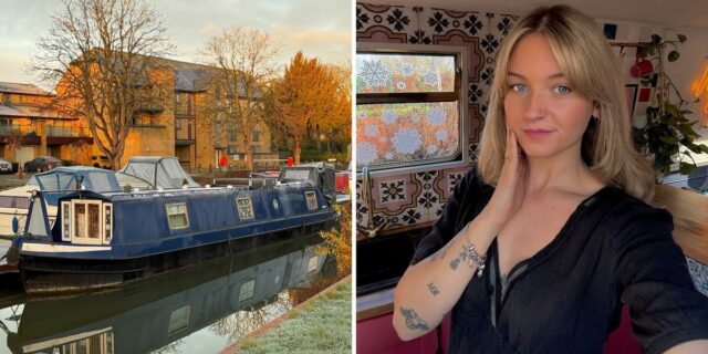Mujer ahorra dinero viviendo en un pequeño bote de 50 pies que compró por $40,000

 | Real Estate,narrowboat,alternative-living,tiny-living,boat,boat-life,lifestyle