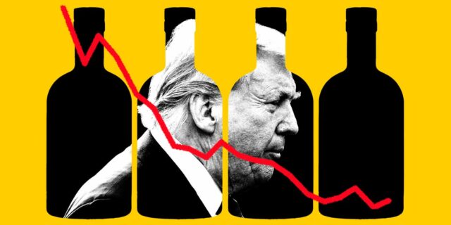 Los aranceles de Trump y la guerra en Irán están empujando a los estadounidenses a beber menos alcohol

 | Economy,Discourse,Food,alcohol,donald-trump,drinking,economy,tariffs,immigration,constellation-brands,hispanics,discourse,discourse-daily,discourse-staff,politics,tyler-le,bi-illustration