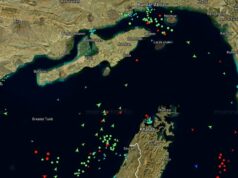 MarineTraffic muestra la actividad de los barcos en el Estrecho de Ormuz tras el acuerdo de alto el fuego entre Israel y Líbano
| Politics,Transportation,new-this-week-video,supercut,video-format-supercut,strait-of-hormuz,vessels,satellite MarineTraffic muestra la actividad de los barcos en el Estrecho de Ormuz tras el acuerdo de alto el fuego entre Israel y Líbano
| Politics,Transportation,new-this-week-video,supercut,video-format-supercut,strait-of-hormuz,vessels,satellite