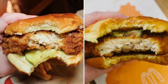 Reseña: Chili's vs. Sándwich de pollo clásico de McDonald's

 | Food,Retail,chilis,mc-donalds,mcdonalds,chicken-sandwich,chicken-sandwich-wars,fast-food,fast-food-comparison,taste-test
