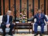 Trump finaliza viaje de dos días a China; invita a Xi a una visita en septiembre
| Trump finaliza viaje de dos días a China; invita a Xi a una visita en septiembre
|