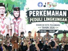 El gobierno de la ciudad de Pekanbaru inaugura el campamento Tunas Kencana
| El gobierno de la ciudad de Pekanbaru inaugura el campamento Tunas Kencana
|