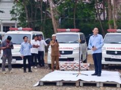 Mayor ayuda, el Ministerio de Salud distribuye 11 ambulancias a Aceh Tamiang para la recuperación de Sumatra
| Mayor ayuda, el Ministerio de Salud distribuye 11 ambulancias a Aceh Tamiang para la recuperación de Sumatra
|
