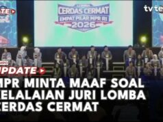 Smart MC MPR de Kalimantan Occidental se disculpa
| Smart MC MPR de Kalimantan Occidental se disculpa
|