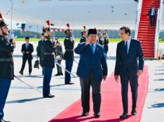 Prabowo regresa a Francia, Teddy: invitación desde el año pasado
| Prabowo regresa a Francia, Teddy: invitación desde el año pasado
|