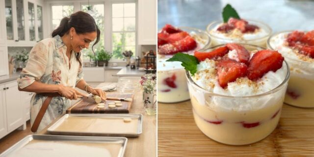 Hice la receta de pudín de plátano y crema batida de Meghan Markle

 | Food,Entertainment,meghan-markle,desserts,cooking,mothers-day