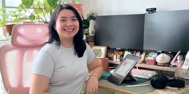 Comencé una carrera paralela hacia el arte para escapar de la rutina corporativa.

 | Careers,side-hustles,artists