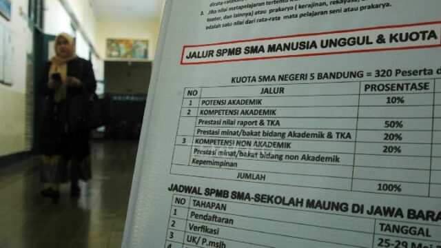 La fase 1 de SPMB West Java está cerrada, la fase 2 aún permanece

 | 