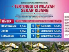 El crecimiento económico de Jember se disparó hasta superar el del nivel nacional
| El crecimiento económico de Jember se disparó hasta superar el del nivel nacional
|