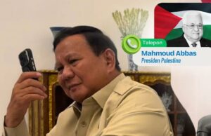 Prabowo recibió una llamada telefónica del presidente palestino Mahmoud Abbas
| Prabowo recibió una llamada telefónica del presidente palestino Mahmoud Abbas
|