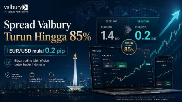 Valbury reduce los diferenciales comerciales en todos los instrumentos principales Valbury reduce los diferenciales comerciales en todos los instrumentos principales
|