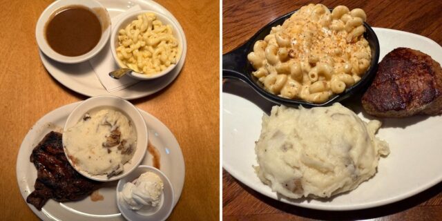 Pedí la misma comida en Texas Roadhouse y Outback: cuál es mejor

 | Food,freelancer-le,review,texas-roadhouse,outback-steakhouse,steakhouse,steakhouses,chain-restaurants,comparison,meal-comparison,steak
