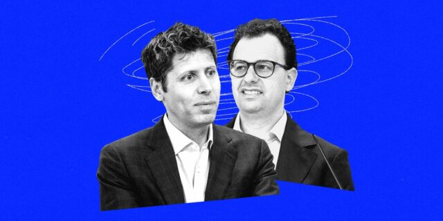 El pivote de Doomer a Boomer idealmente sincronizado de Altman El pivote de Doomer a Boomer idealmente sincronizado de Altman y Amodei
| Tech,Discourse,discourse,discourse-daily,discourse-staff,openai,spacex,anthropic,sam-altman,dario-amodei,bi-illustration,alyssa-powell