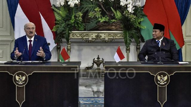Lukashenko saluda el plan de Prabowo de abrir una embajada Lukashenko saluda el plan de Prabowo de abrir una embajada de Indonesia en Bielorrusia
|