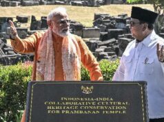 El primer ministro indio elogia a Prabowo por planificar la restauración de Prambanan
| El primer ministro indio elogia a Prabowo por planificar la restauración de Prambanan
|