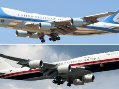 El nuevo Air Force One de Trump: diferencias, diseño, costo, fotos del interior
| Transportation,Politics,air-force-one,donald-trump,jets,us-presidents,planes,boeing El nuevo Air Force One de Trump: diferencias, diseño, costo, fotos del interior
| Transportation,Politics,air-force-one,donald-trump,jets,us-presidents,planes,boeing