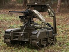 Robots de guerra ucranianos que transportan el pesado cañón estadounidense M2 “Ma Deuce”, centenario
| Military & Defense,ukraine,ground-robots,m2-browning,ground-drone Robots de guerra ucranianos que transportan el pesado cañón estadounidense M2 “Ma Deuce”, centenario
| Military & Defense,ukraine,ground-robots,m2-browning,ground-drone