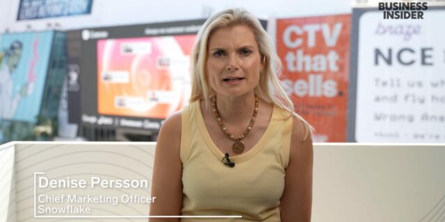 Denise Persson de Snowflake dice que el mayor activo de Denise Persson de Snowflake dice que el mayor activo de los CMO es la confianza
| Advertising,cannes-videos-2026,marketing,advertising,cmo-insider,snowflake-company