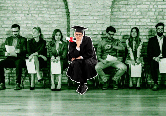 Todos los trabajos de nivel inicial requieren de 3 a Todos los trabajos de nivel inicial requieren de 3 a 5 años de experiencia. ¿Cómo se supone que voy a conseguirlo si nadie quiere contratarme?
|